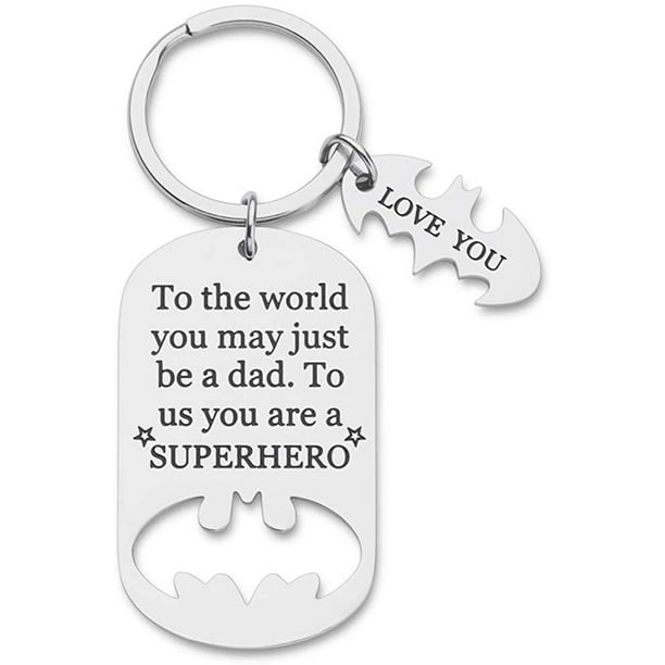 Father/'s Day keychain Details about  / Jewelry Fishing keychain hook keychain gift for dad